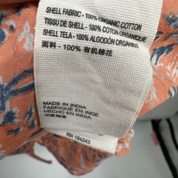 CLEOBELLA NWT Mariana Puff Short Sleeve Blouse in Peach Positano Floral // S - Picture 10 of 11